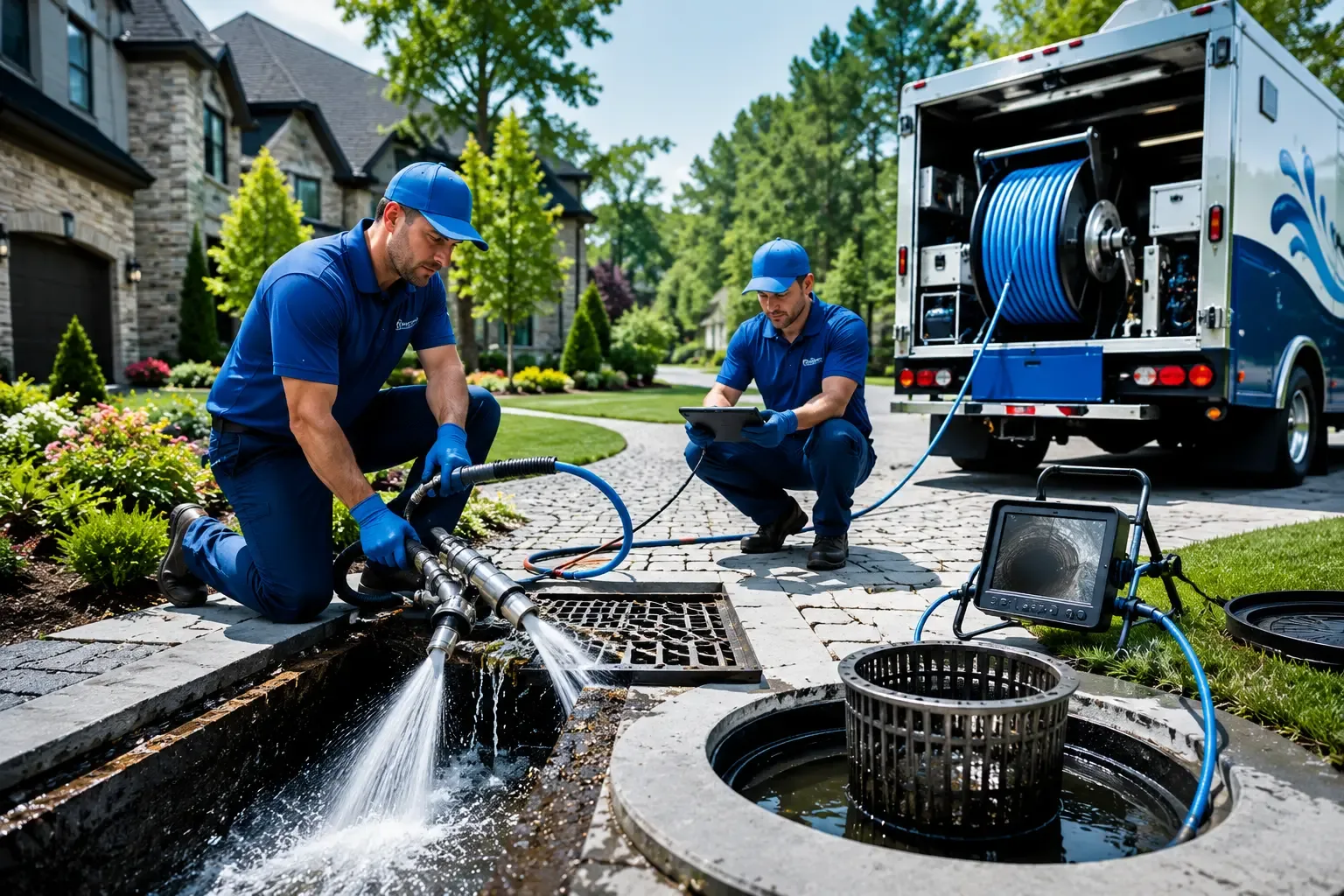 Local outdoor drain cleaning professionals in New Britain, CT